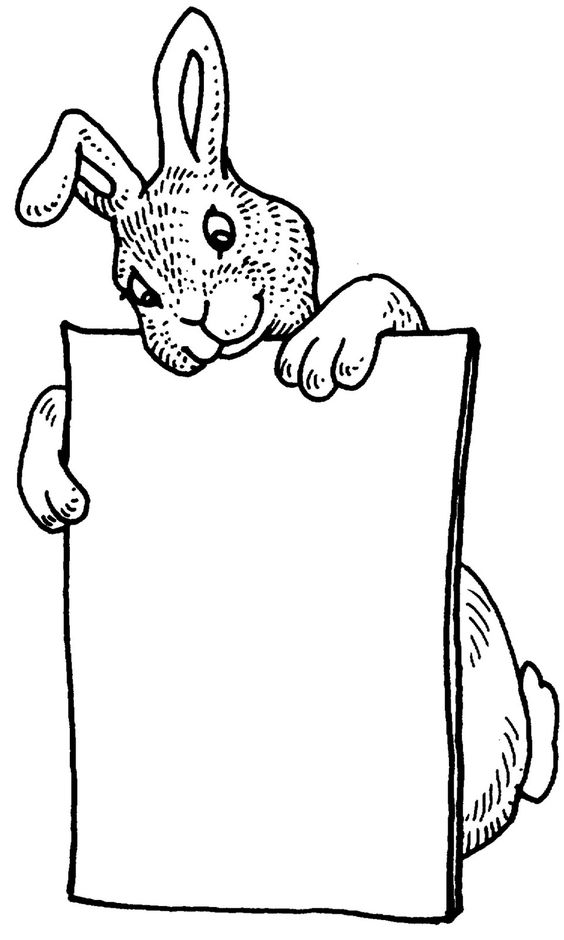 564x940 Easter Clip Art Black And White Borders Happy Easter 2017