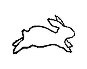340x270 Leaping Rabbit Clipart