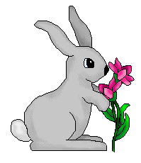 199x230 Rabbit Clipart Flower