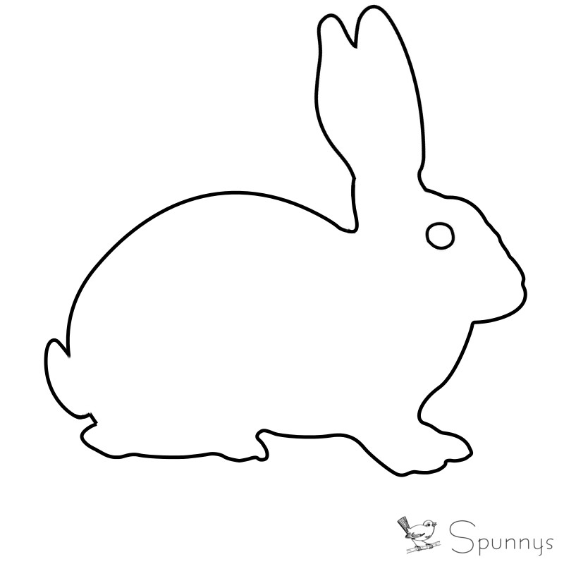 Rabbit Outline | Free download on ClipArtMag