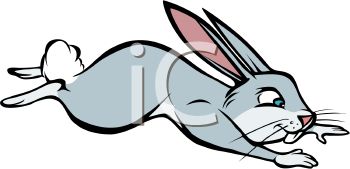 350x169 Rabbit Clipart Jump