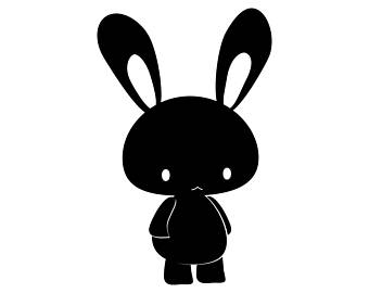 340x270 Rabbit Vector Etsy