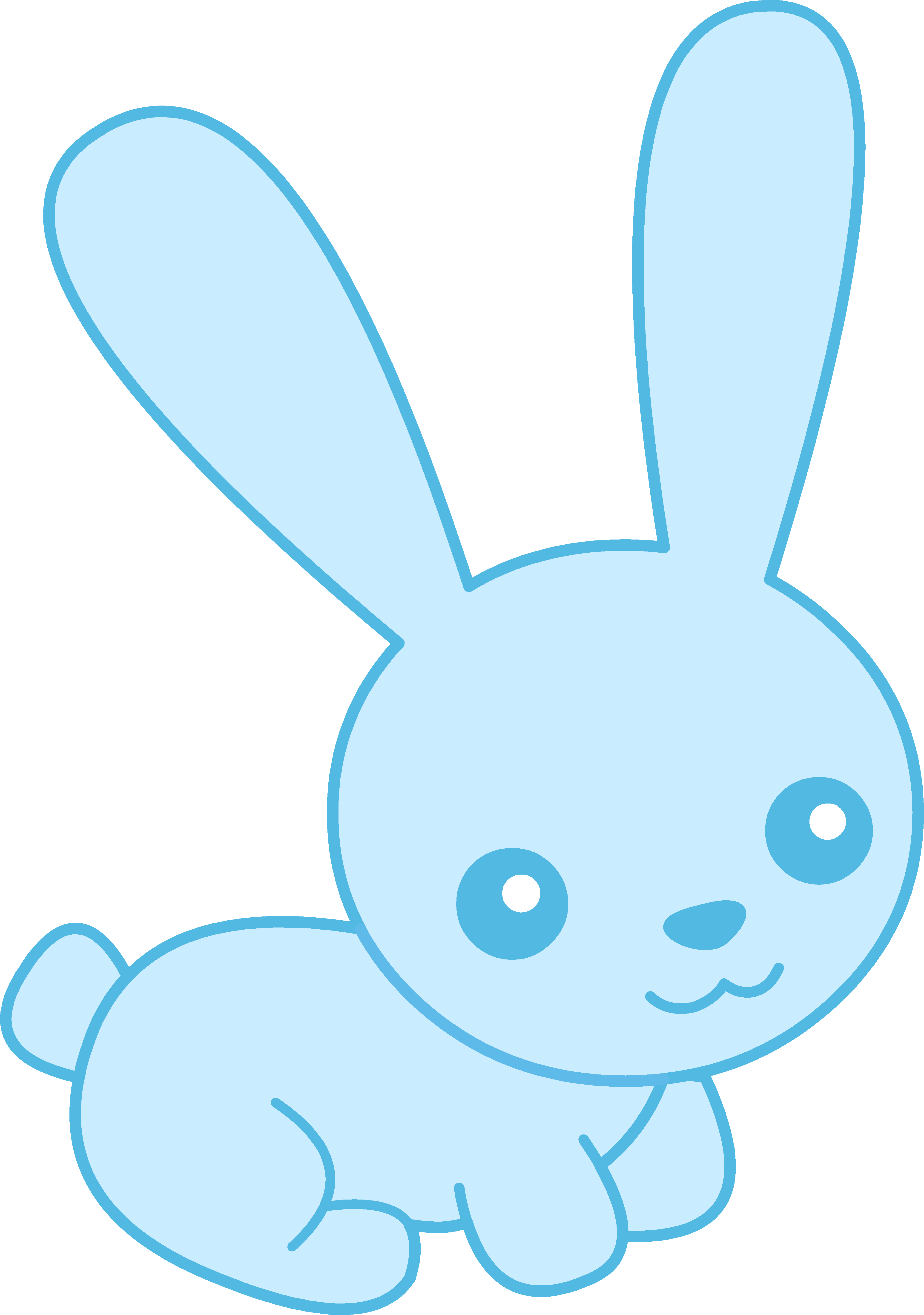 4018x5718 Cute Baby Blue Bunny