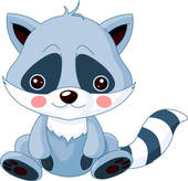 170x164 Raccoon Clip Art