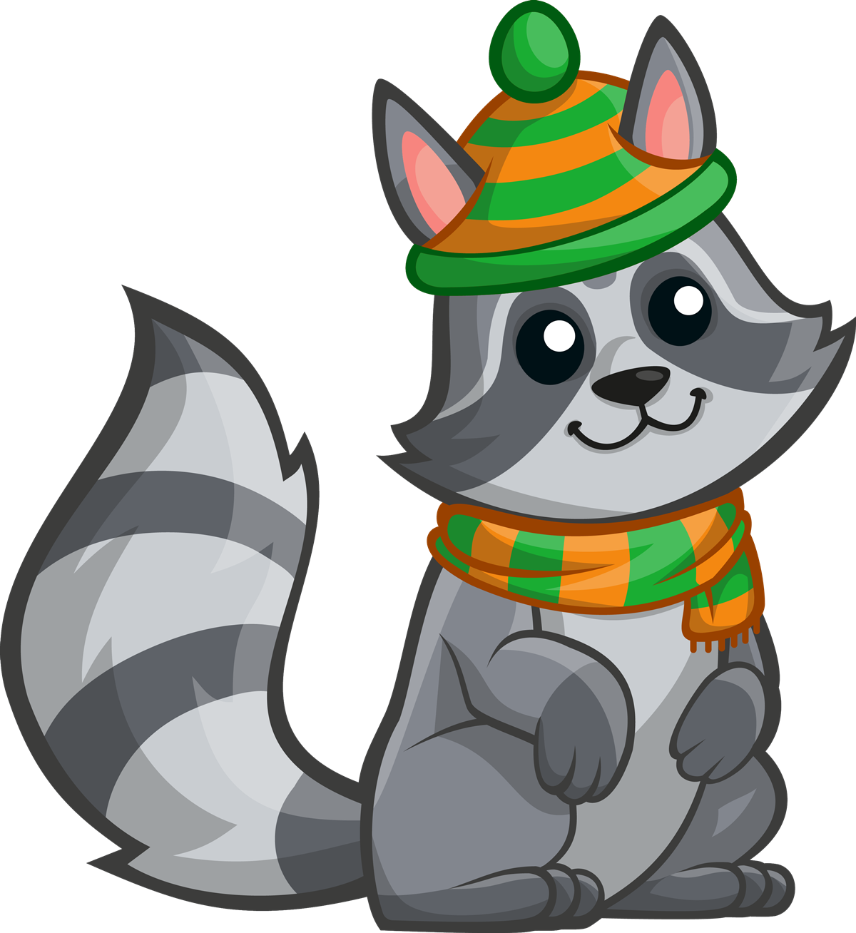 1200x1308 Raccoon Clip Art