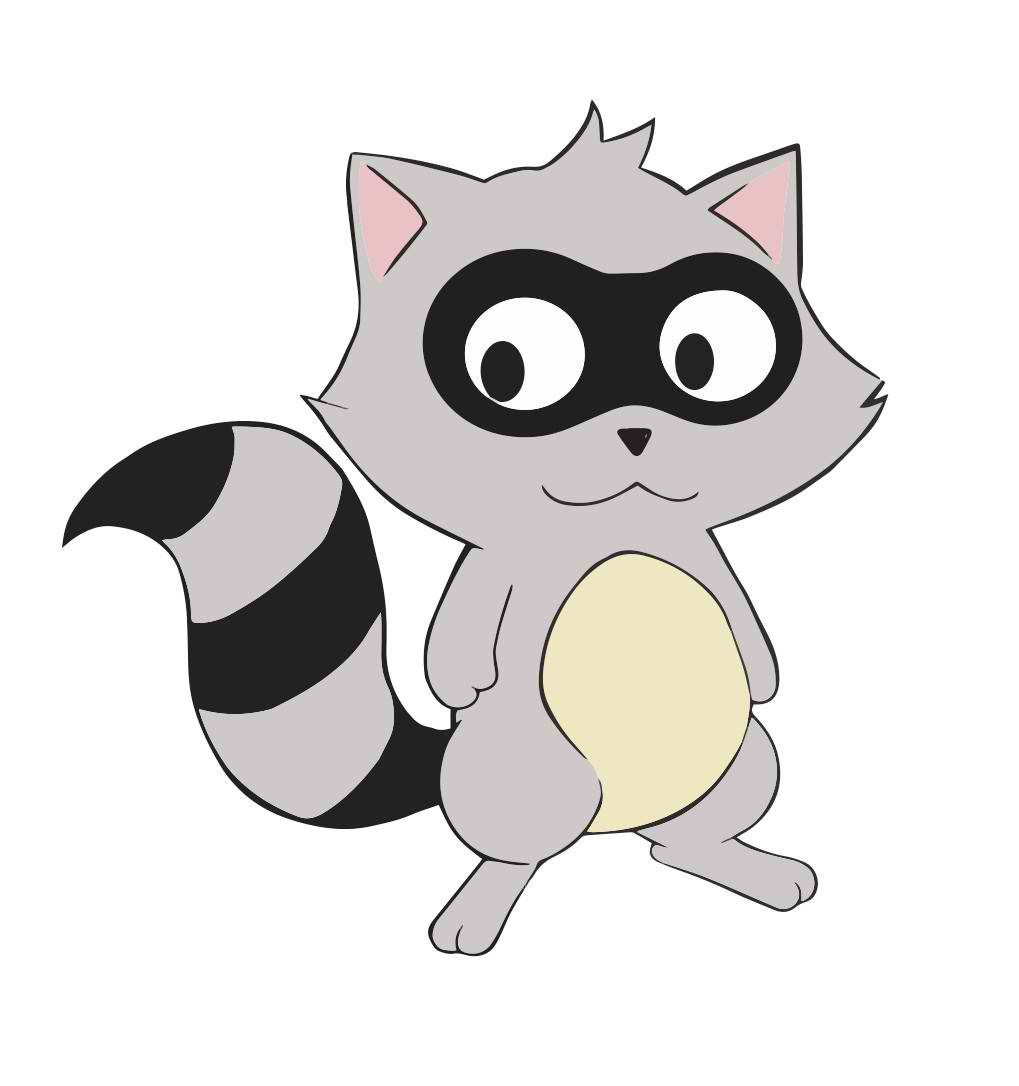 1019x1086 Top 51 Raccoon Clipart