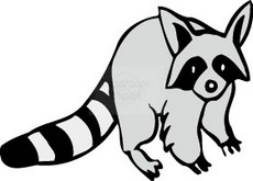 230x165 Raccoon Tracks Clip Art Free Photos