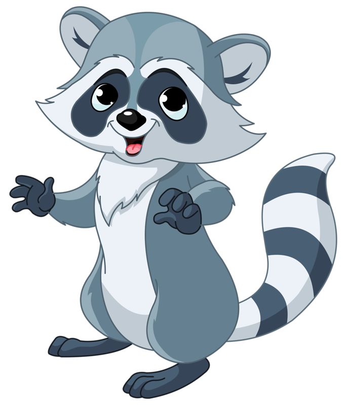 681x800 Racoon Clipart Baby Sitting