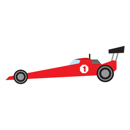 512x512 Formula One Racing Car Cartoon