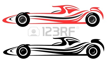 450x265 Racing Car Vector Emblem Royalty Free Cliparts, Vectors, And Stock