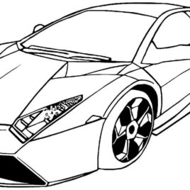 268x268 Cars Coloring Pages Print Race Car Coloring Pages Sports Cars Car