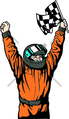 292x500 Racecar Driver Clipart And Vectorart Vehicles