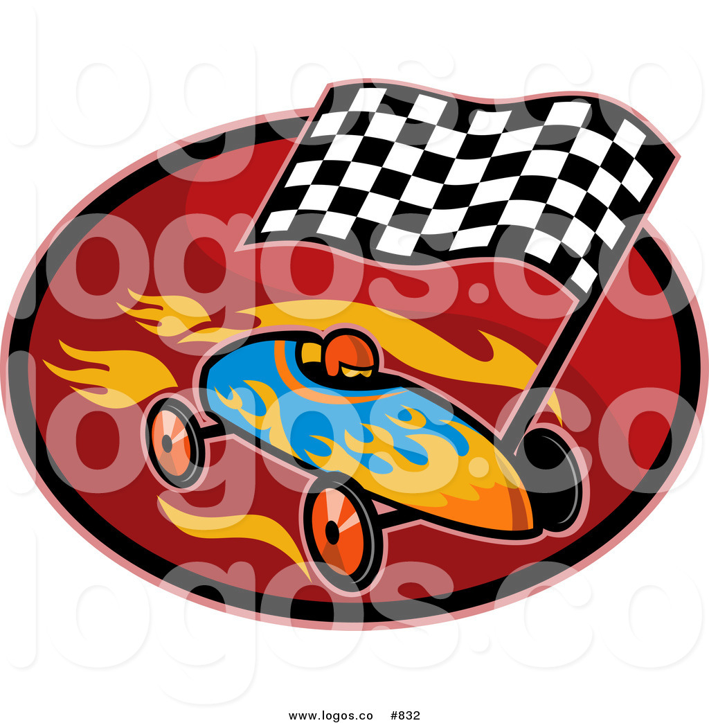 1024x1044 Royalty Free Vector Logo Of A Raceing Car By Patrimonio