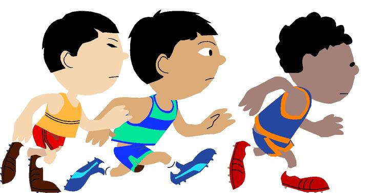 720x378 Running Race Clipart