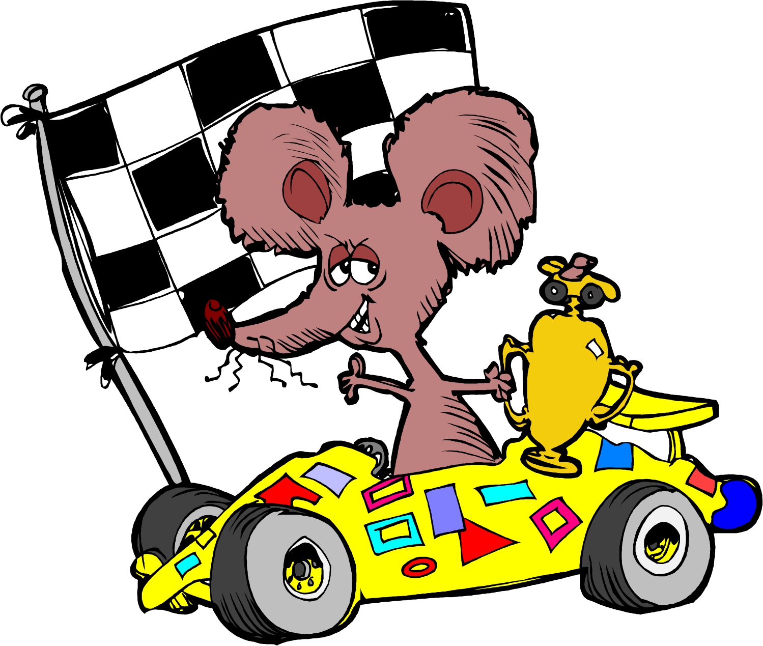 1499x1269 Mouse Race Cliparts