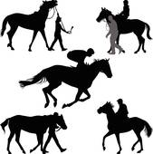 169x170 Race Horse Clip Art
