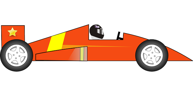 640x320 Orange Race Car Clip Art Clipart