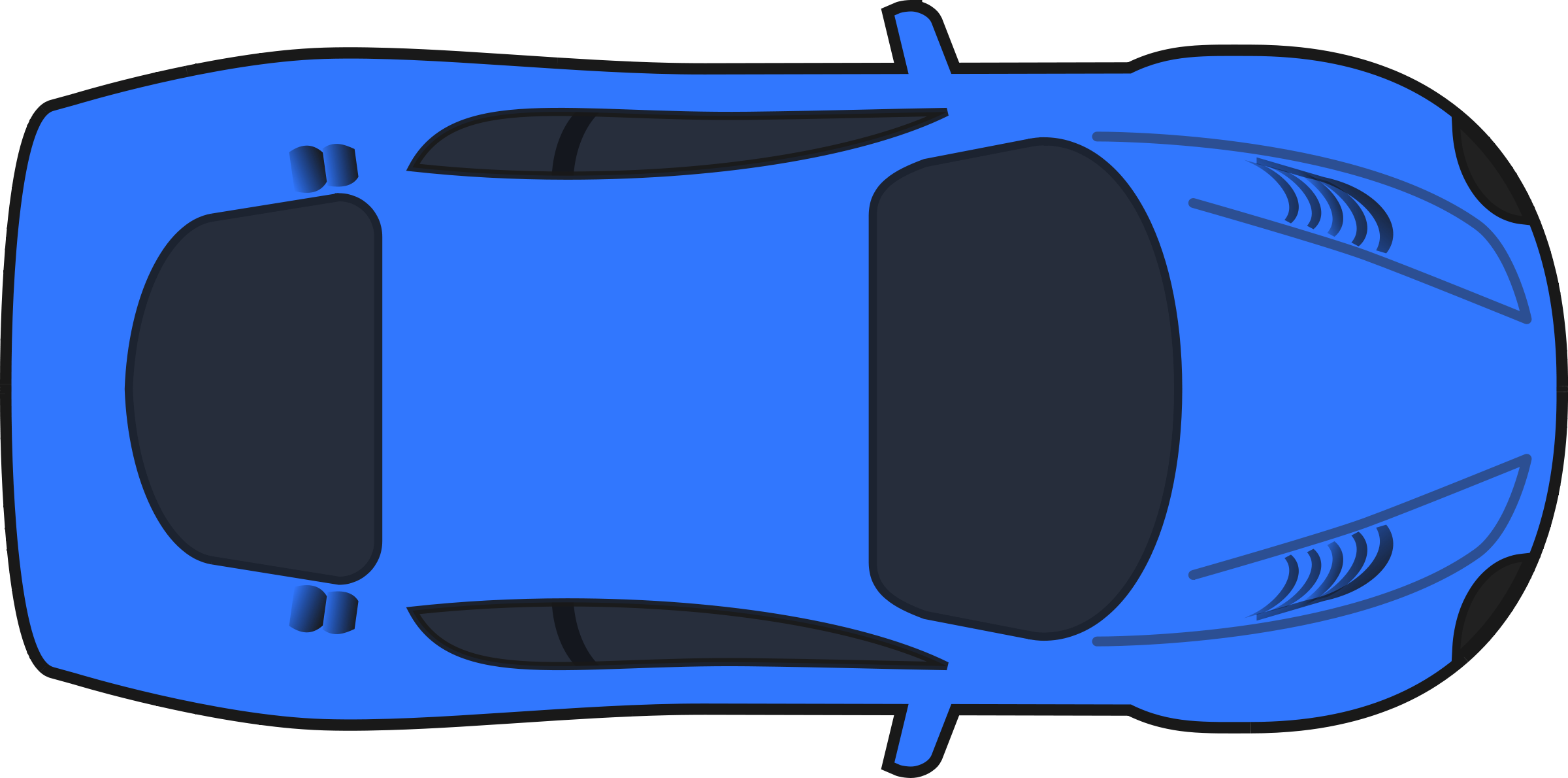 2400x1190 Blue Race Car Clipart Kid