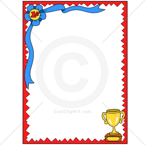 300x300 Trophy Clipart Border