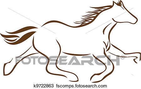 450x286 Clipart Of Racing Horse Logo Vector Stock K9722863