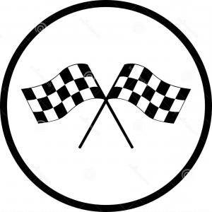 300x300 Exclusive Motor Racing Flags Clip Art Design Vectory
