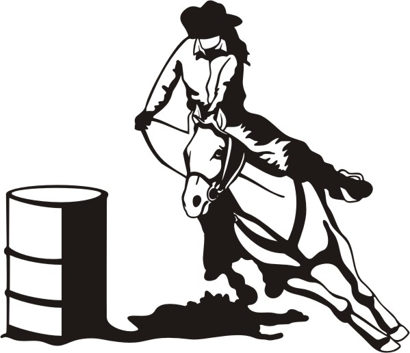 599x516 Barrel Racing Clip Art Many Interesting Cliparts