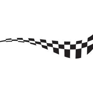 300x300 Racing Amp Checkered Flags Eps Vector Sign Clipart