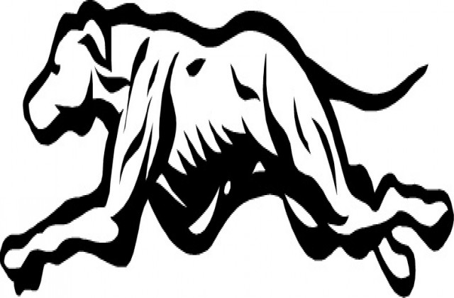 640x420 Dog Racing Clip Art