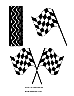 150x194 Race Car Finish Line Checkered Flag Clip Art