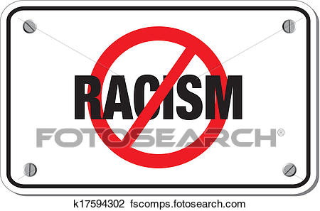 450x297 Clipart Of Racism Rectangle Sign K17594302