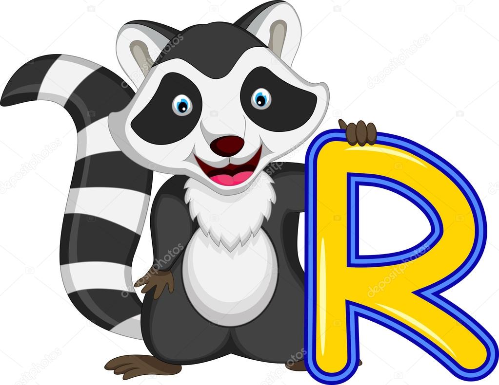 1023x791 Raccoon Cartoon Posing Stock Vector Starlight789