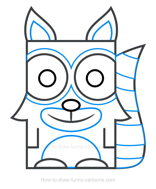 520x629 Raccoon Clipart 4