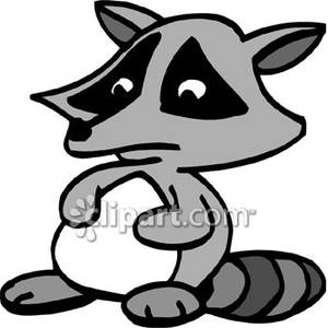 300x300 Racoon Clipart Comic