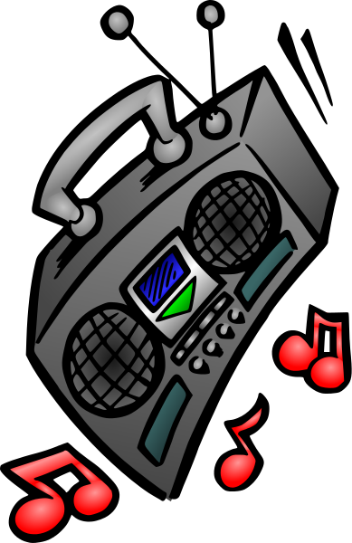 389x600 Radio Clipart
