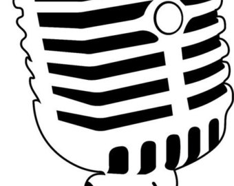 340x270 Microphone Sticker Etsy