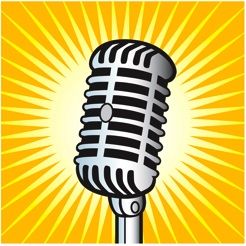 246x246 Old Time Microphone Clipart