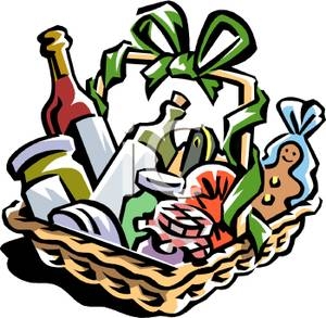 300x293 Basket Raffle Clipart