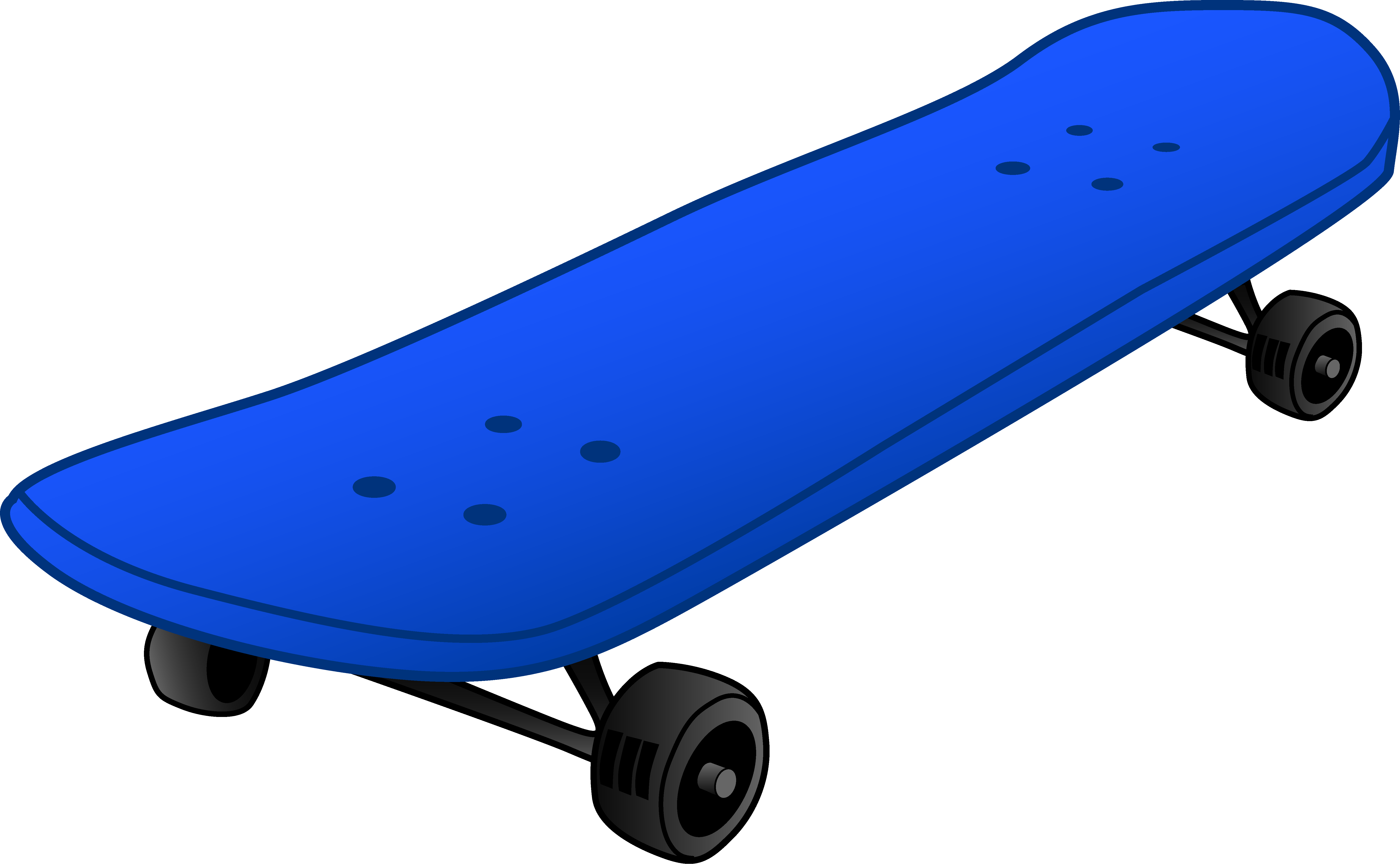 6371x3931 Blue Skateboard Design