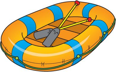 392x242 Raft Clipart Travel, Recreation Clip Art, Card