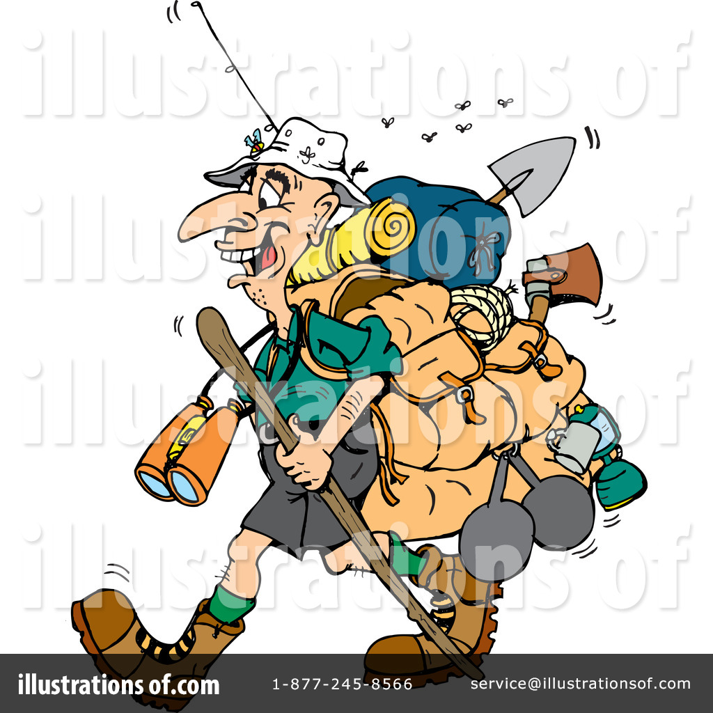 1024x1024 Hiking Clipart
