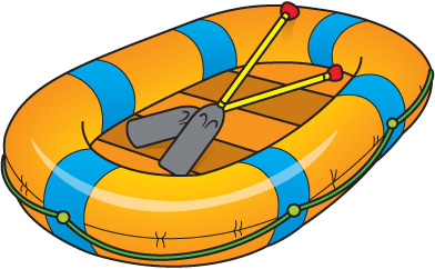 392x242 Raft Clipart