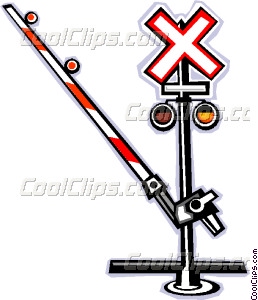 258x300 Railway Crossing Clipart