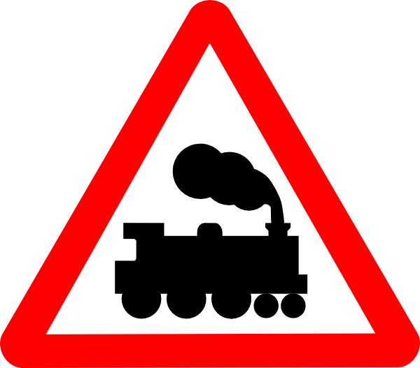 600x527 Train Road Signs Clip Art