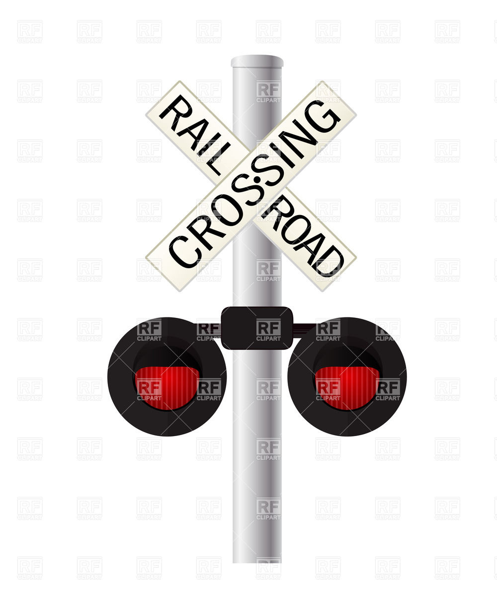 1000x1200 Railroad Crossing Clipart
