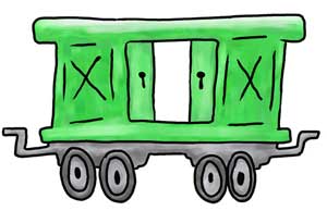 300x194 Train Engine And Caboose Clipart Clip Art Library