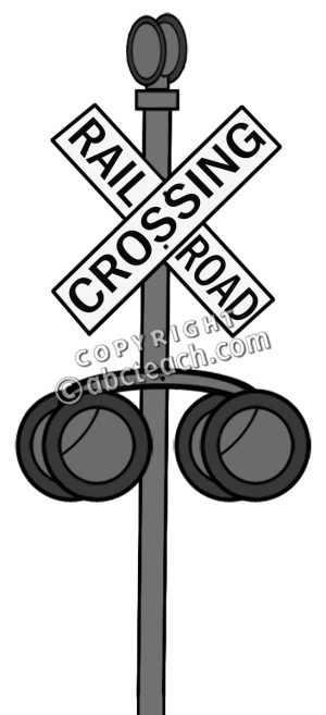 300x657 Railways Clipart Railroad Crossing