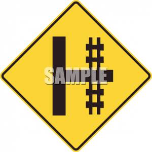 300x300 Railroad Sign Clipart