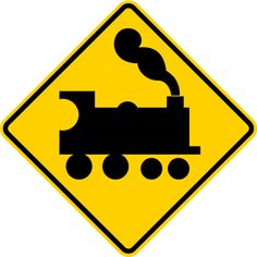 236x236 Train Road Signs Clip Art