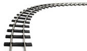 170x100 Railroad Clipart Curved