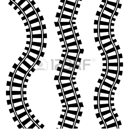 448x450 9,460 Railroad Track Stock Vector Illustration And Royalty Free